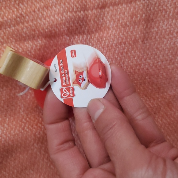 HAPE Red Fox Push & Run Fox Wooden Toy From Germany - Picture 2 of 7